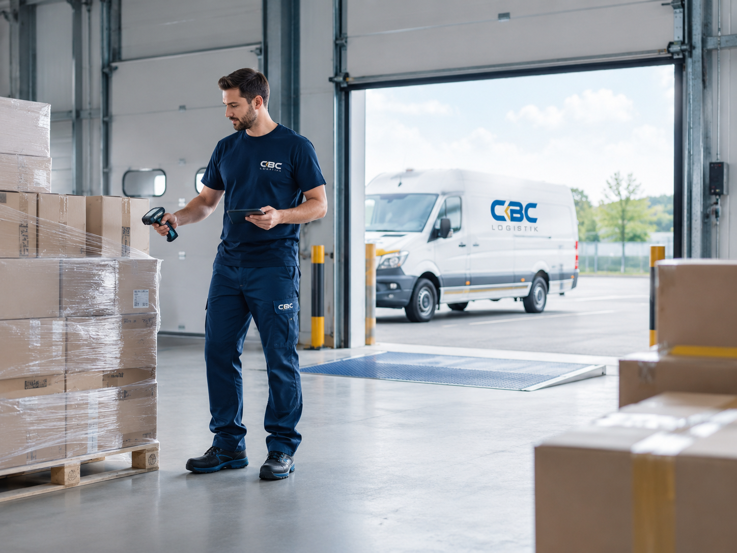 CBC Dienstleistung GmbH Lagerhelfer Wareneingang Barcode-Scanner Hamburg